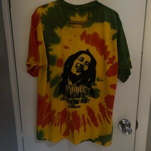 Bob Marley tie-dye T-shirt